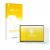 Front side of a product packaging with the brand logo upscreen. Next to it is the device Huawei MateBook 14 2024 shown with th