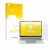 Front side of a product packaging with the brand logo upscreen. Next to it is the device Microsoft Surface Laptop 7 13.8" show