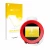 Front side of a product packaging with the brand logo upscreen. Next to it is the device Nintendo Sound Clock Alarmo shown wit