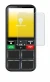 Image of the device Geemarc CL8000 with a wide variety of screen protectors.