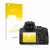 Front side of a product packaging with the brand logo upscreen. Next to it is the device Nikon Coolpix P1100 shown with the co