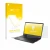 Front side of a product packaging with the brand logo upscreen. Next to it is the device Fujitsu Lifebook U7511 shown with the