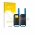 Front side of a product packaging with the brand logo upscreen. Next to it is the device Motorola TALKABOUT T62 shown with the