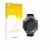 Front side of a product packaging with the brand logo upscreen. Next to it is the device Huawei Watch Ultimate 2 Black shown w