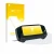 Front side of a product packaging with the brand logo upscreen. Next to it is the device Suzuki DR-Z4S 2025 shown with the cor