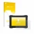 Front side of a product packaging with the brand logo upscreen. Next to it is the device Zebra XSlate L10ax shown with the cor