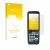 Front side of a product packaging with the brand logo upscreen. Next to it is the device Unitech HT330 shown with the correspo
