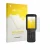 Front side of a product packaging with the brand logo upscreen. Next to it is the device Newland Speedata SD35 Leo shown with 