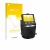 Front side of a product packaging with the brand logo upscreen. Next to it is the device Kodak SCANZA shown with the correspon