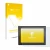 Front side of a product packaging with the brand logo upscreen. Next to it is the device WAGO Web Panel 400 shown with the cor