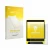 Front side of a product packaging with the brand logo upscreen. Next to it is the device Nayax VPOS Media 4 shown with the cor