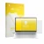 Front side of a product packaging with the brand logo upscreen. Next to it is the device HP OmniBook 3 16 16-bw0750ng shown wi