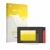 Front side of a product packaging with the brand logo upscreen. Next to it is the device Müller Elektronik SMART570 shown with