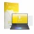 Front side of a product packaging with the brand logo upscreen. Next to it is the device Dell Alienware 18 Area-51 shown with 