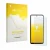 Front side of a product packaging with the brand logo upscreen. Next to it is the device Motorola Moto G37 shown with the corr