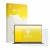 Front side of a product packaging with the brand logo upscreen. Next to it is the device Honor MagicBook 16 2026 shown with th