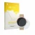 Front side of a product packaging with the brand logo upscreen. Next to it is the device Keeponfit Smartwatch 1.27" shown with