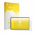Front side of a product packaging with the brand logo upscreen. Next to it is the device Dghrti Tab 50 11" shown with the corr