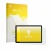 Front side of a product packaging with the brand logo upscreen. Next to it is the device BNCF Bpad 10 shown with the correspon