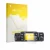 Front side of a product packaging with the brand logo upscreen. Next to it is the device Albrecht AE 5900 Mini shown with the 