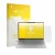 Front side of a product packaging with the brand logo upscreen. Next to it is the device Lenovo ThinkBook 14X shown with the c