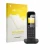 Front side of a product packaging with the brand logo upscreen. Next to it is the device Gigaset CL390 shown with the correspo
