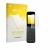 Front side of a product packaging with the brand logo upscreen. Next to it is the device HMD 2660 Flip 4G shown with the corre