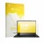 Front side of a product packaging with the brand logo upscreen. Next to it is the device MSI Stealth 18 HX AI shown with the c