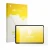 Front side of a product packaging with the brand logo upscreen. Next to it is the device Honor Pad 20 Pro shown with the corre