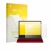 Front side of a product packaging with the brand logo upscreen. Next to it is the device HP Scuderia Ferrari Notebook shown wi