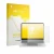 Front side of a product packaging with the brand logo upscreen. Next to it is the device Microsoft Surface Laptop 13" 2026 sho