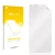 Front side of a product packaging with the brand logo upscreen. Next to it is the corresponding screen protector.