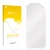 Front side of a product packaging with the brand logo upscreen. Next to it is the corresponding screen protector.