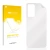 Front side of a product packaging with the brand logo upscreen. Next to it is the corresponding screen protector.