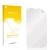 Front side of a product packaging with the brand logo upscreen. Next to it is the corresponding screen protector.