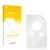 Front side of a product packaging with the brand logo upscreen. Next to it is the corresponding screen protector.