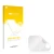 Front side of a product packaging with the brand logo upscreen. Next to it is the corresponding screen protector.