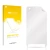 Front side of a product packaging with the brand logo upscreen. Next to it is the corresponding screen protector.