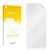Front side of a product packaging with the brand logo upscreen. Next to it is the corresponding screen protector.