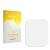 Front side of a product packaging with the brand logo upscreen. Next to it is the corresponding screen protector.