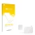 Front side of a product packaging with the brand logo upscreen. Next to it is the corresponding screen protector.