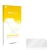 Front side of a product packaging with the brand logo upscreen. Next to it is the corresponding screen protector.