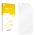 Front side of a product packaging with the brand logo upscreen. Next to it is the corresponding screen protector.