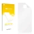 Front side of a product packaging with the brand logo upscreen. Next to it is the corresponding screen protector.