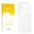 Front side of a product packaging with the brand logo upscreen. Next to it is the corresponding screen protector.