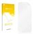 Front side of a product packaging with the brand logo upscreen. Next to it is the corresponding screen protector.