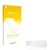 Front side of a product packaging with the brand logo upscreen. Next to it is the corresponding screen protector.