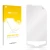 Front side of a product packaging with the brand logo upscreen. Next to it is the corresponding screen protector.