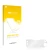 Front side of a product packaging with the brand logo upscreen. Next to it is the corresponding screen protector.