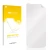 Front side of a product packaging with the brand logo upscreen. Next to it is the corresponding screen protector.
